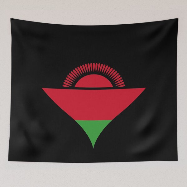 Item preview, Malawi Heart Flag - Unity and Freedom designed and sold by NTGUILTY.