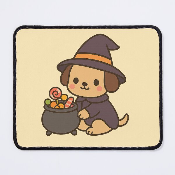 Item preview, Kawaii Halloween Puppy Witch ? designed and sold by Danelope.