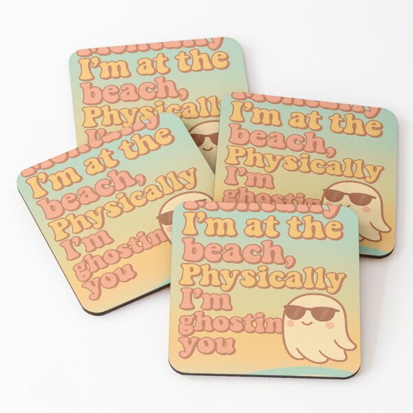 Item preview, Mentally at the Beach Ghost Shirt – Funny Summer Aesthetic for Girls designed and sold by ReyDeLaCalle.