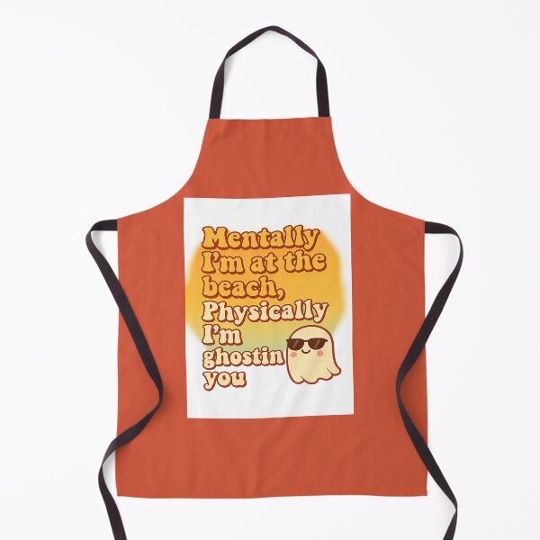 Item preview, Mentally at the Beach Ghost Shirt – Funny Summer Aesthetic for Girls designed and sold by ReyDeLaCalle.