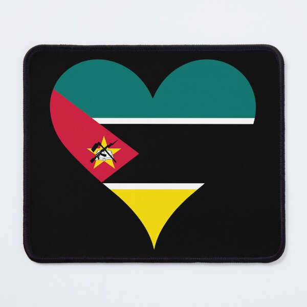 Item preview, Mozambique Heart Flag - Defense and Vigilance designed and sold by NTGUILTY.