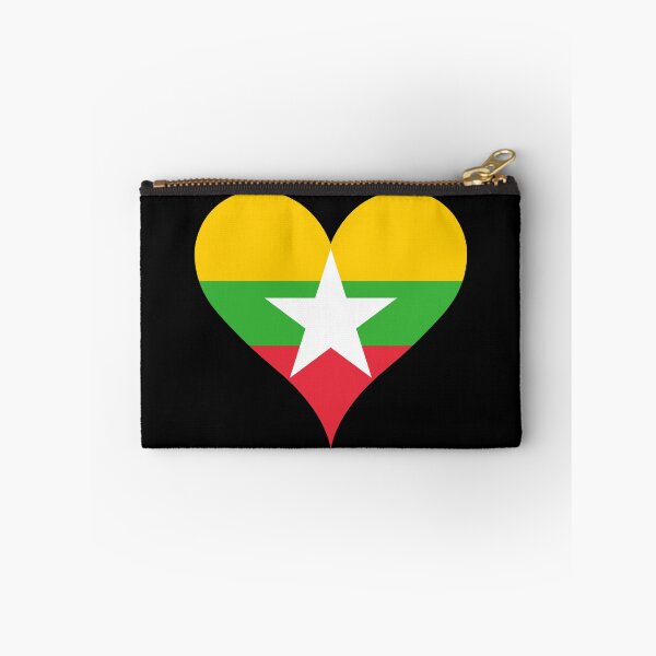 Item preview, Myanmar Heart Flag - Solidarity, Peace, Courage designed and sold by NTGUILTY.