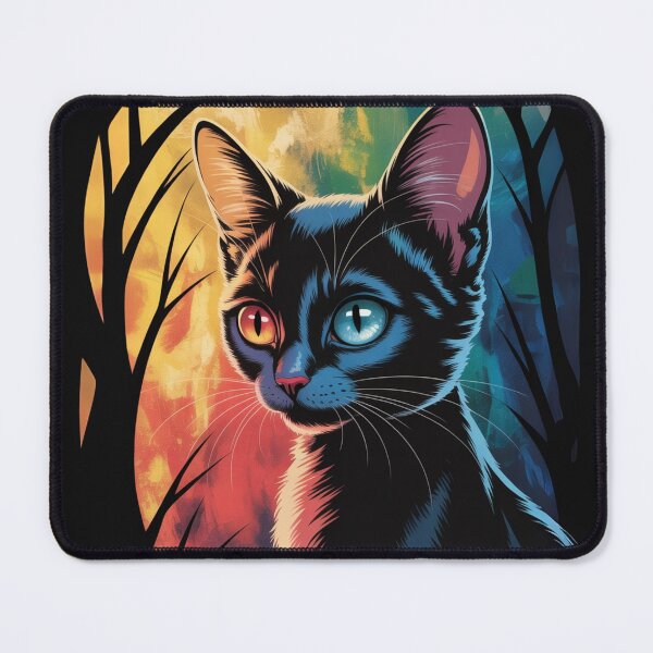 Item preview, Arcane Cat of the Night Forest – Spiritual Guardian of Nature designed and sold by FusiTink.