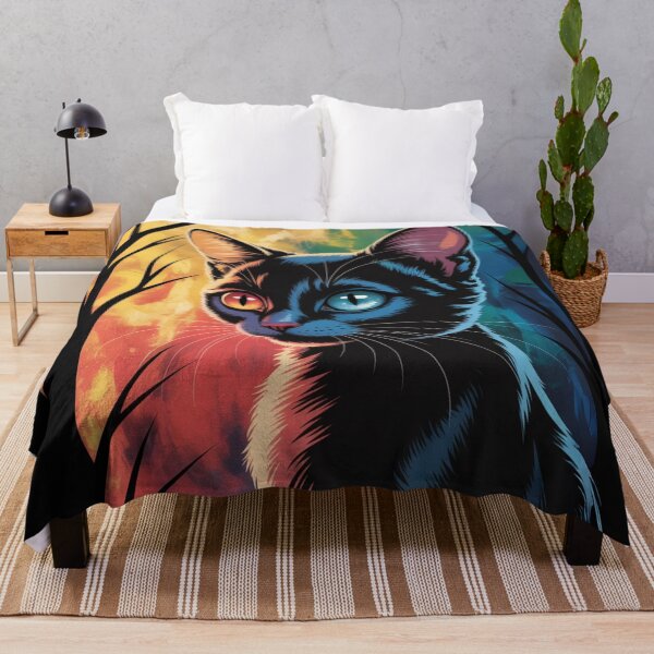Item preview, Arcane Cat of the Night Forest – Spiritual Guardian of Nature designed and sold by FusiTink.