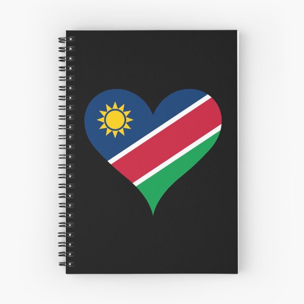 Item preview, Namibia Heart Flag - Unity, Liberty, Justice designed and sold by NTGUILTY.