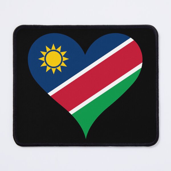 Item preview, Namibia Heart Flag - Unity, Liberty, Justice designed and sold by NTGUILTY.