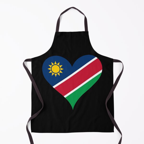 Item preview, Namibia Heart Flag - Unity, Liberty, Justice designed and sold by NTGUILTY.