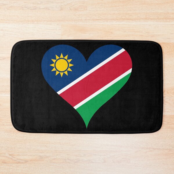 Item preview, Namibia Heart Flag - Unity, Liberty, Justice designed and sold by NTGUILTY.
