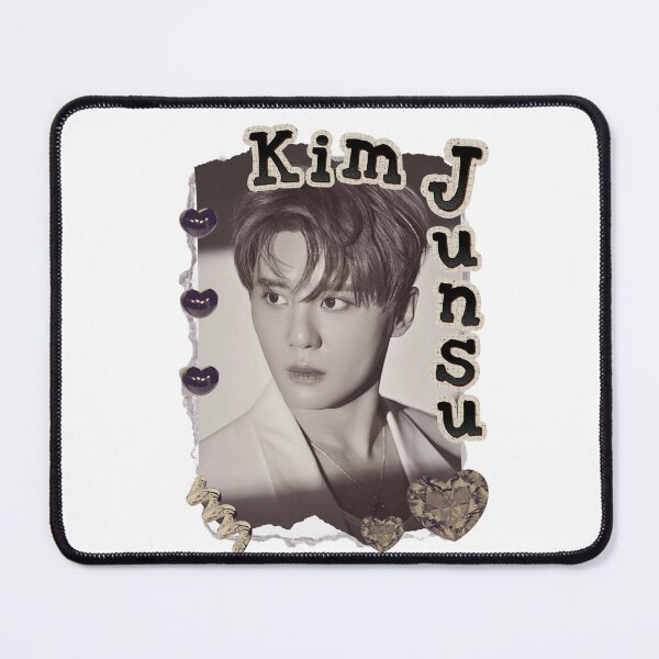 Item preview, Junsu Kpop Soloist Scrapbook Collage Cozy Y2K Vintage Design designed and sold by HELL0WBELLO.