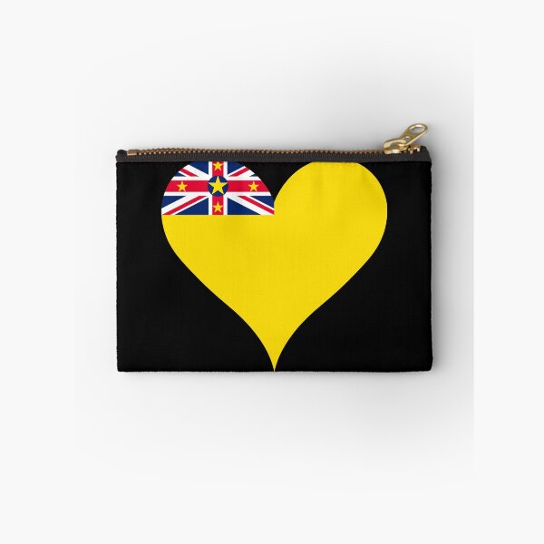 Item preview, Niue Heart Flag - The Rock of Polynesia designed and sold by NTGUILTY.