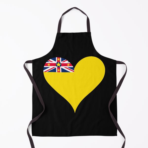 Item preview, Niue Heart Flag - The Rock of Polynesia designed and sold by NTGUILTY.