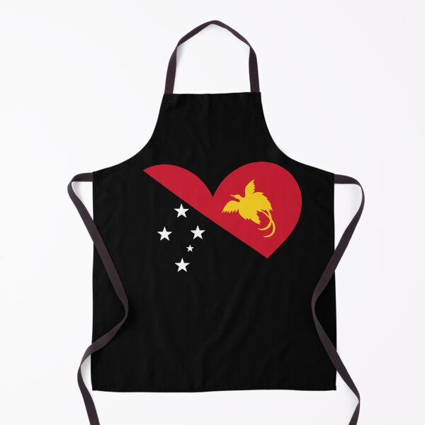 Item preview, Papua New Guinea Heart Flag - Unity in Diversity designed and sold by NTGUILTY.