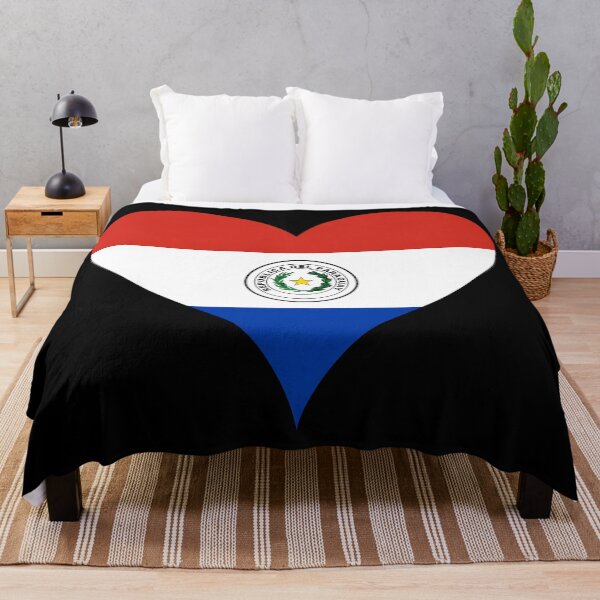 Item preview, Paraguay Heart Flag - Peace and Justice designed and sold by NTGUILTY.