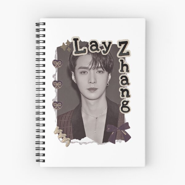 Item preview, Lay Zhang from EXO Kpop Soloist Scrapbook Collage Cozy Y2K Vintage Design designed and sold by HELL0WBELLO.