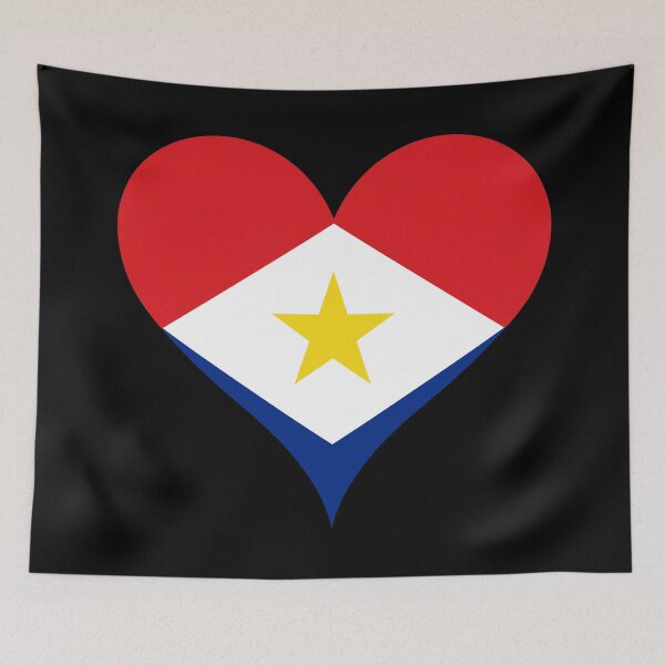 Item preview, Saba Heart Flag - The Unspoiled Queen designed and sold by NTGUILTY.