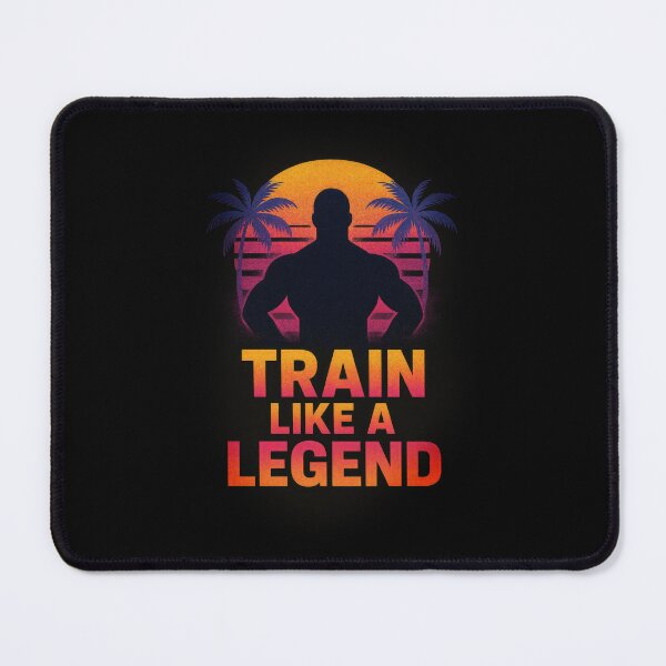 Item preview, Train Like A Legend Retro Gym Motivation Design designed and sold by Enea Kelo.