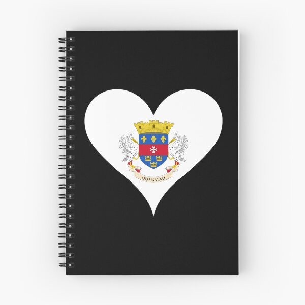 Item preview, Saint Barthélemy Heart Flag - Ouanalao Island Pride designed and sold by NTGUILTY.