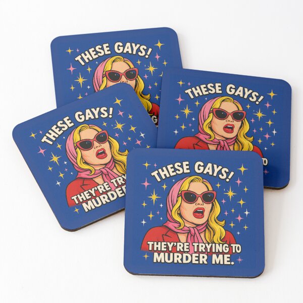 Item preview, These gays! - Jennifer Coolidge/White Lotus (pop art) designed and sold by PopCultureAndStuff.