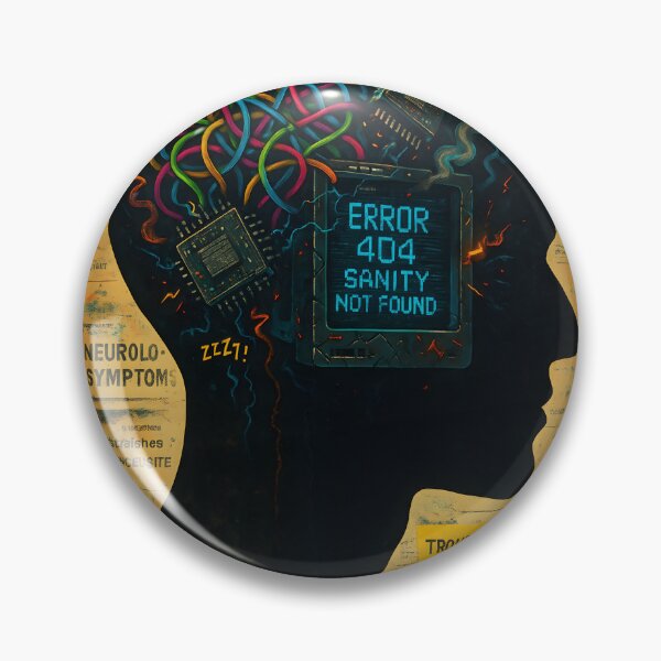 Item preview, ERROR 404: Sanity Not Found designed and sold by NeuroPsychWar.