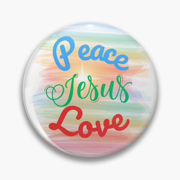 Item preview, Peace Love Jesus designed and sold by Magdalena's little shop.
