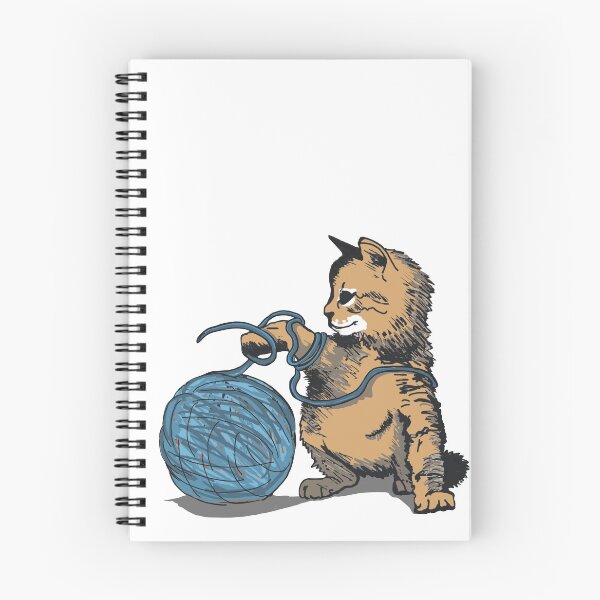 Item preview, Kitten Playing with Yarn designed and sold by SusanJosephson.