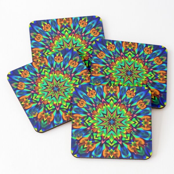 Item preview, Retro Psychedelic Mandala Pattern designed and sold by HLPsychDesigns.