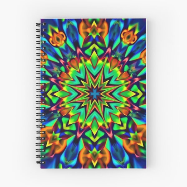 Item preview, Retro Psychedelic Mandala Pattern designed and sold by HLPsychDesigns.