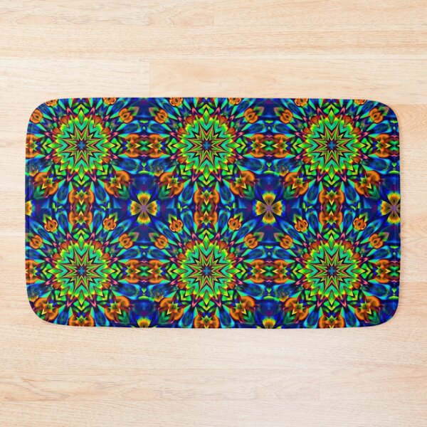Item preview, Retro Psychedelic Mandala Pattern designed and sold by HLPsychDesigns.