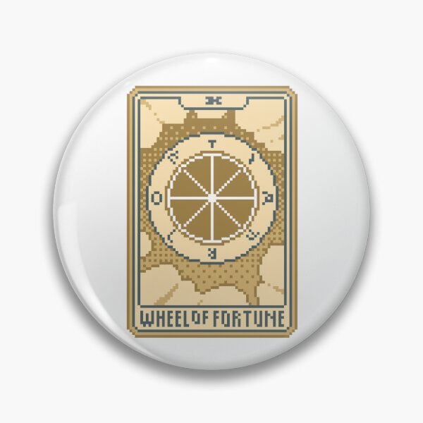 Item preview, Tarot Wheel of fortune Joker Balatro designed and sold by Gautamaa.