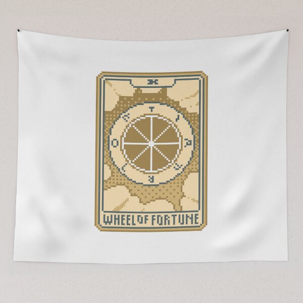 Item preview, Tarot Wheel of fortune Joker Balatro designed and sold by Gautamaa.