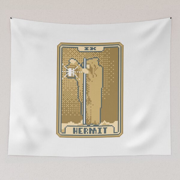 Item preview, Tarot Hermit Joker Balatro designed and sold by Gautamaa.