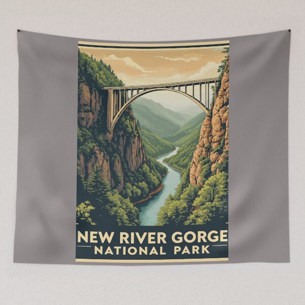 Item preview, New River Gorge National Park designed and sold by beezzz4you.