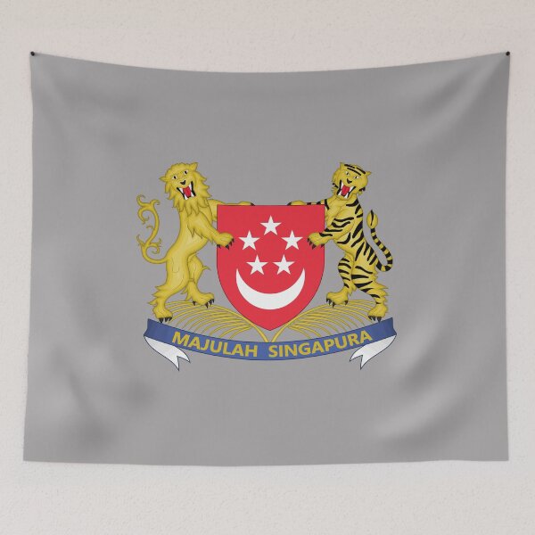 Item preview, national emblem seal of Singapore, Singapura  designed and sold by ak7sailor.