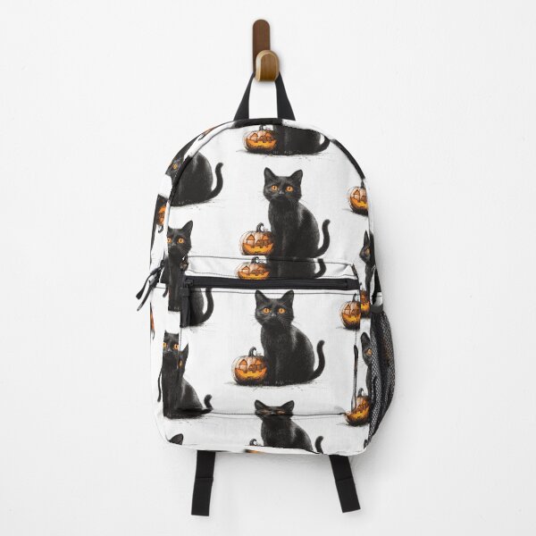 Item preview, Cat with Jack-o-lantern designed and sold by MendaciousMina.