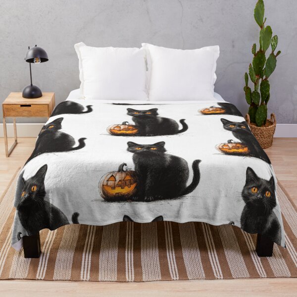 Item preview, Cat with Jack-o-lantern designed and sold by MendaciousMina.