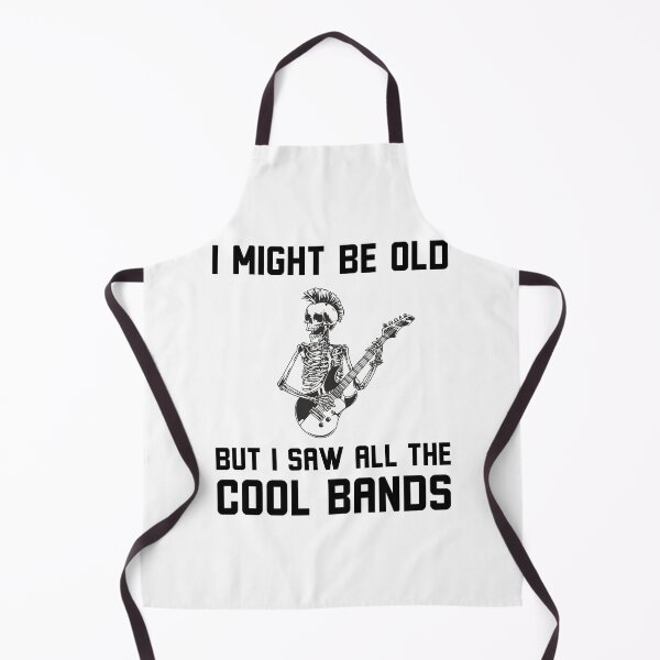 Item preview, Might Be Old But I Saw All The Cool Bands Funny Music Quote designed and sold by snowry.