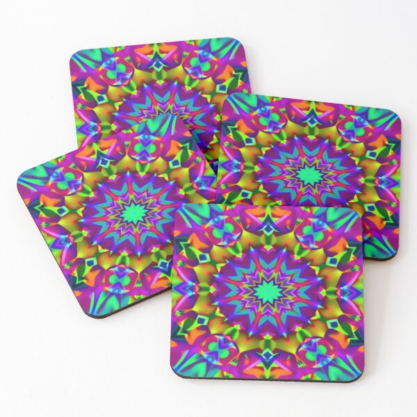 Item preview, Abstract Hippie Kaleidoscope Bliss designed and sold by HLPsychDesigns.