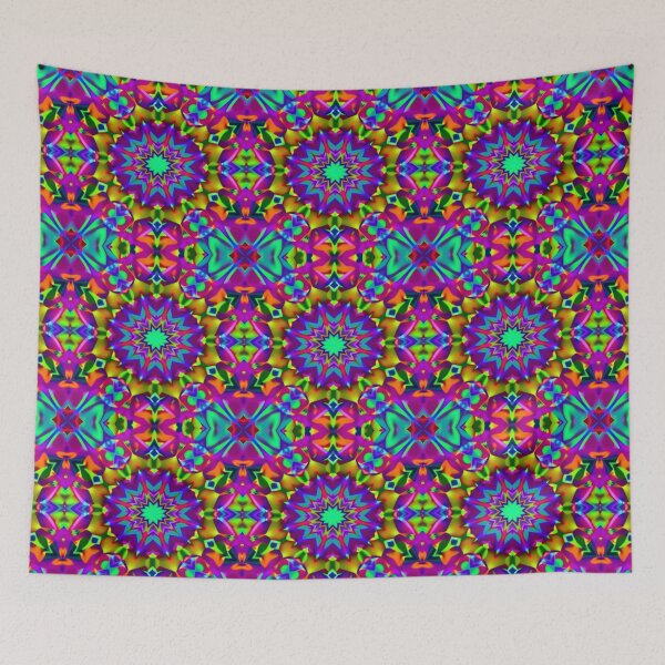 Item preview, Abstract Hippie Kaleidoscope Bliss designed and sold by HLPsychDesigns.
