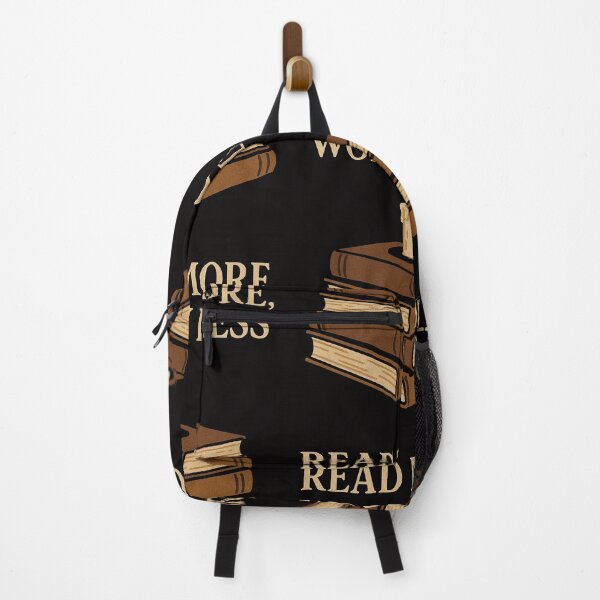 Item preview, ? Read More Worry Less – Dark Academia Book Design designed and sold by HoopeStylee.
