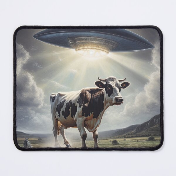 Item preview, Cow Abduction UFO Encounter designed and sold by Shannon Hilson.