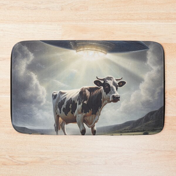 Item preview, Cow Abduction UFO Encounter designed and sold by Shannon Hilson.