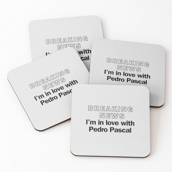 Item preview, Breaking News - I'm in love with Pedro Pascal designed and sold by PopCultureAndStuff.