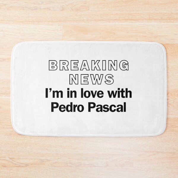 Item preview, Breaking News - I'm in love with Pedro Pascal designed and sold by PopCultureAndStuff.