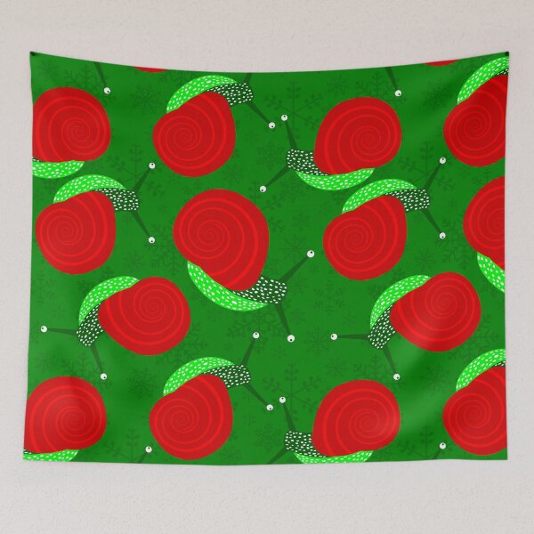 Item preview, ugly christmas snails snowflakes bugs insects designed and sold by Gossip Rag.
