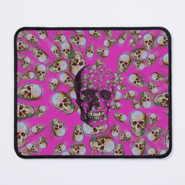 Item preview, Happy Skulls Random Pattern (Fuschia) designed and sold by Diego-t.