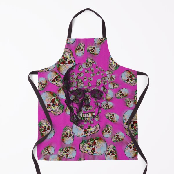 Item preview, Happy Skulls Random Pattern (Fuschia) designed and sold by Diego-t.