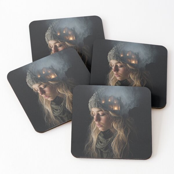 Item preview, Woman with Dream House Portrait designed and sold by Shannon Hilson.