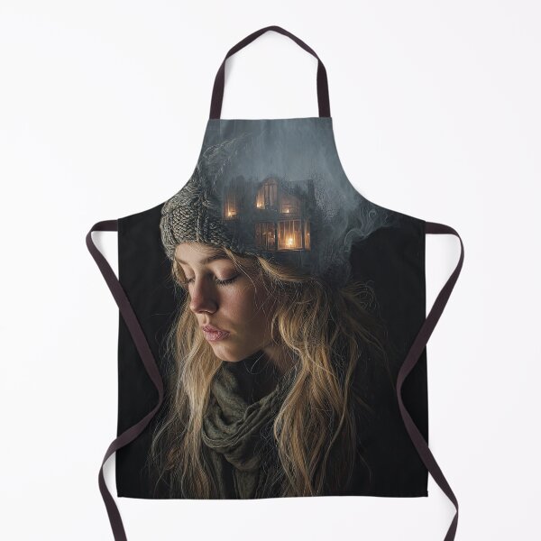 Item preview, Woman with Dream House Portrait designed and sold by Shannon Hilson.