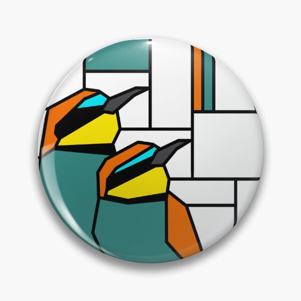 Item preview, Mondrian European Bee-eater designed and sold by CCArtPrints.