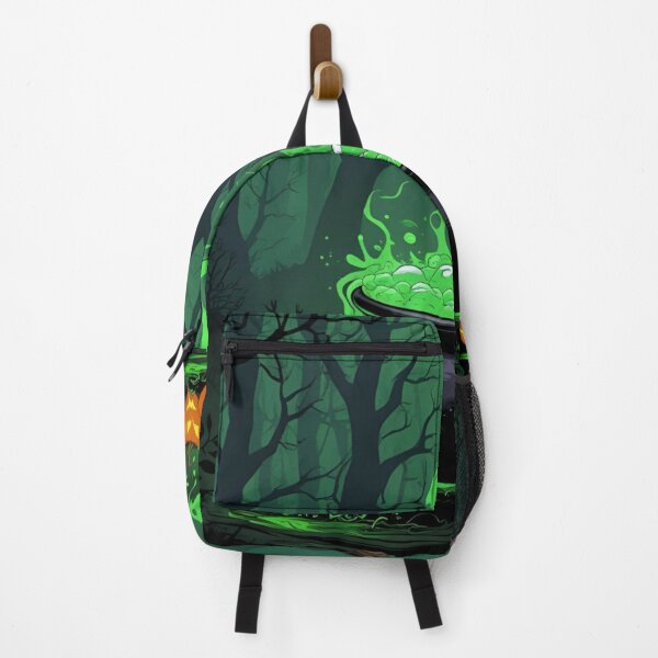 Item preview, Witch’s Cauldron – Glowing Green Potion with Pumpkins Halloween Design designed and sold by GrafteesGlow.